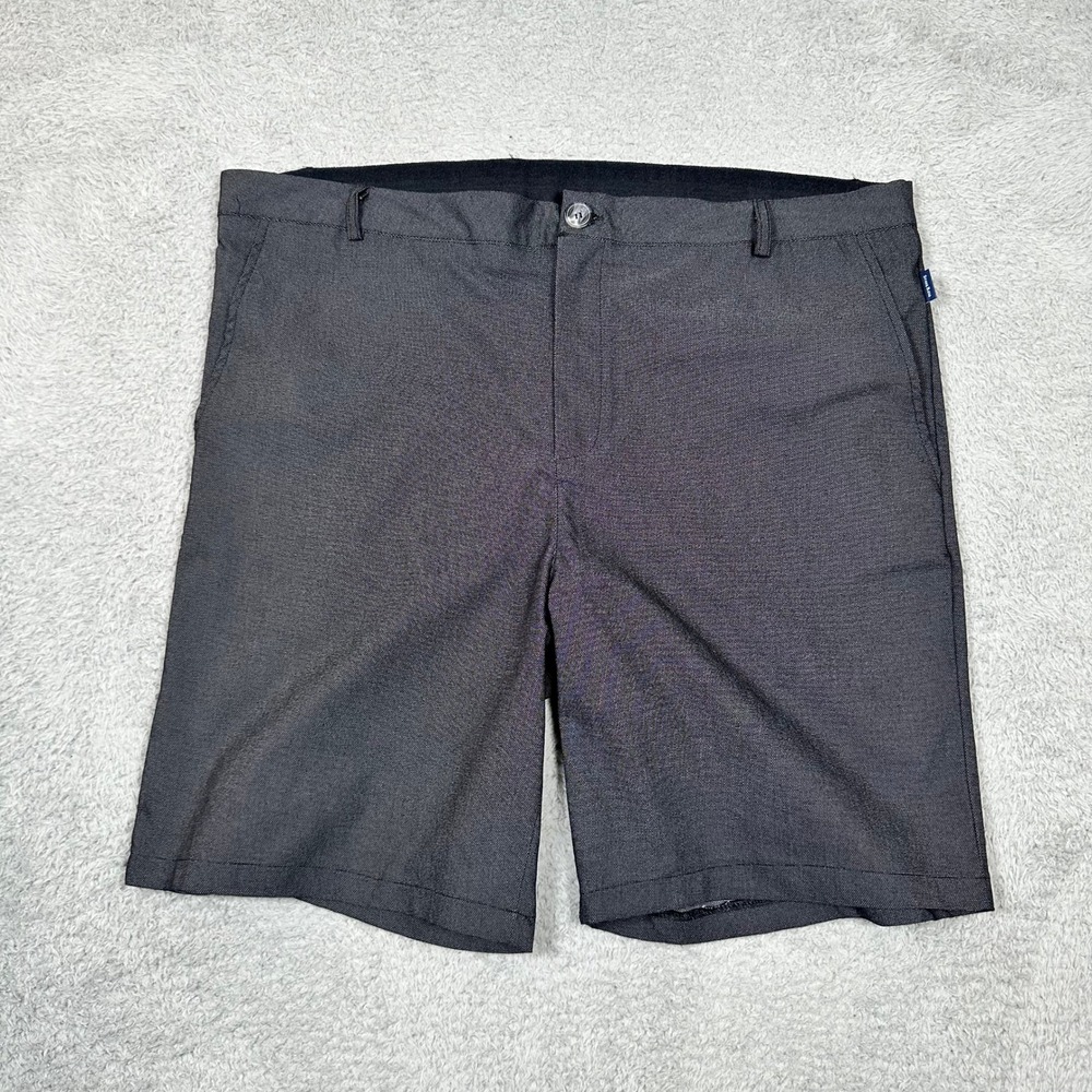 Stone Rose Mens Black Performance Golf Shorts XL Stretch Cotton Blend Luxury NWT